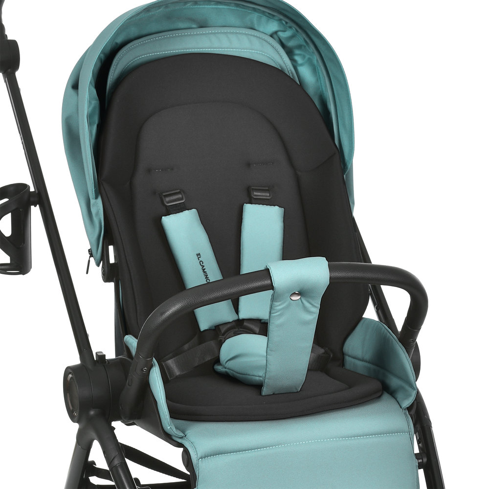 El Camino Chloe ME 1191 - прогулянкова коляска з реверсивним блоком, регульована батьківська ручка • Emerald Green El Camino Chloe ME 1191 - прогулянкова коляска з реверсивним блоком, регульована батьківська ручка • Emerald Green