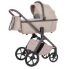 Carrello Vector CRL-6552 - легка дитяча коляска 2в1 з регулюванням висоти люльки та прогулянкового сидіння • Angora Beige