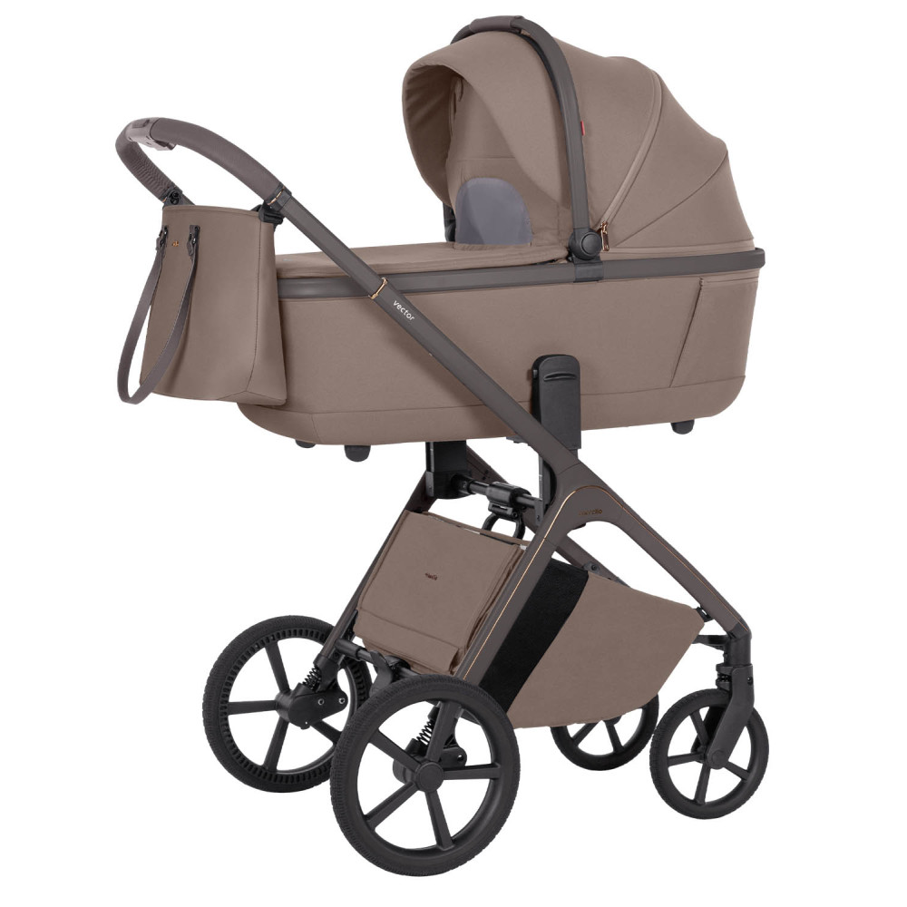 Carrello Vector CRL-6552 - легкая детская коляска 2в1 с регулировкой высоты люльки и прогулочного сиденья • Cashmere Beige Carrello Vector CRL-6552 - легкая детская коляска 2в1 с регулировкой высоты люльки и прогулочного сиденья • Cashmere Beige