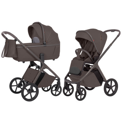 Carrello Vector CRL-6552 - легкая детская коляска 2в1 с регулировкой высоты люльки и прогулочного сиденья • Merino Beige