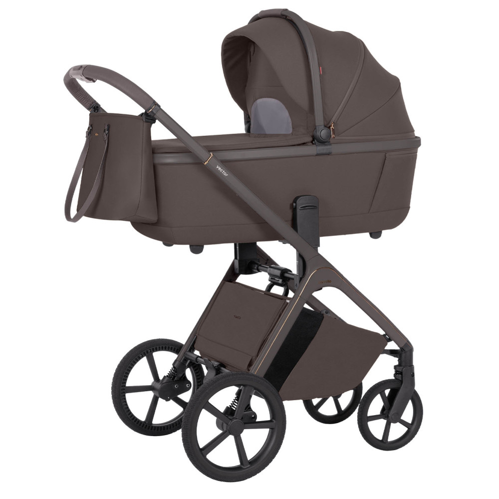 Carrello Vector CRL-6552 - легка дитяча коляска 2в1 з регулюванням висоти люльки та прогулянкового сидіння • Merino Beige Carrello Vector CRL-6552 - легка дитяча коляска 2в1 з регулюванням висоти люльки та прогулянкового сидіння • Merino Beige