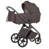 Carrello Vector CRL-6552 - легка дитяча коляска 2в1 з регулюванням висоти люльки та прогулянкового сидіння • Merino Beige