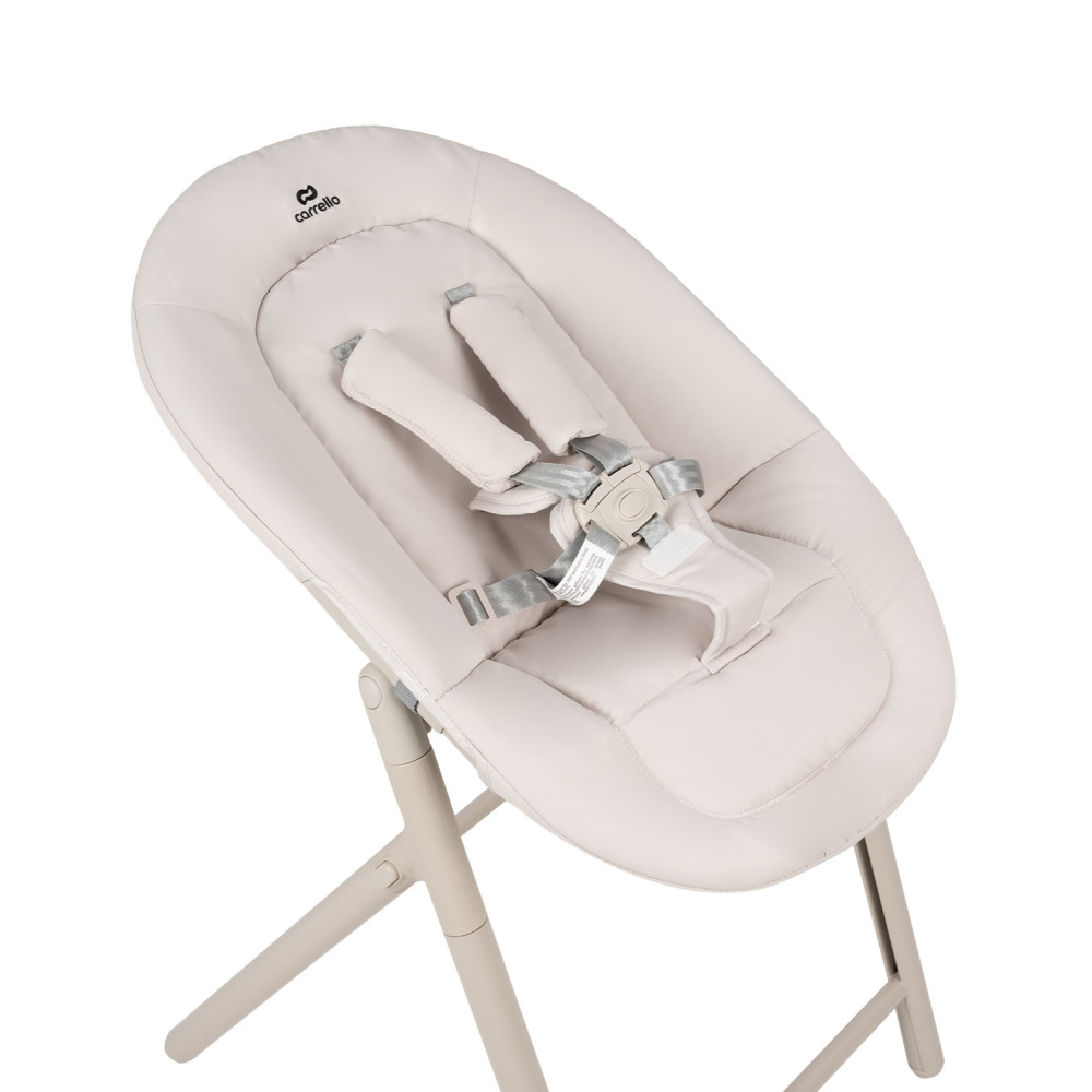 Carrello Tenero CRL-9507 - стільчик для годування 3в1, шезлонг для немовля • Olympus Beige Wooden Carrello Tenero CRL-9507 - стільчик для годування 3в1, шезлонг для немовля • Olympus Beige Wooden