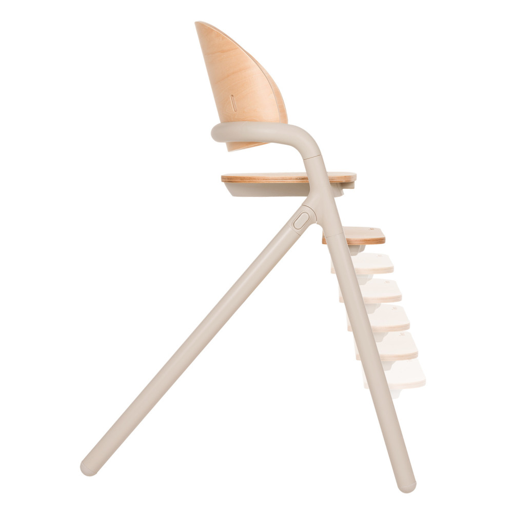 Carrello Tenero CRL-9507 - стільчик для годування 3в1, шезлонг для немовля • Olympus Beige Wooden Carrello Tenero CRL-9507 - стільчик для годування 3в1, шезлонг для немовля • Olympus Beige Wooden