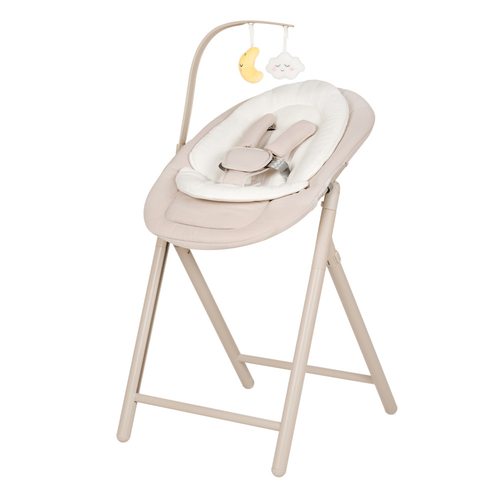 Carrello Tenero CRL-9507 - стільчик для годування 3в1, шезлонг для немовля • Olympus Beige Wooden Carrello Tenero CRL-9507 - стільчик для годування 3в1, шезлонг для немовля • Olympus Beige Wooden