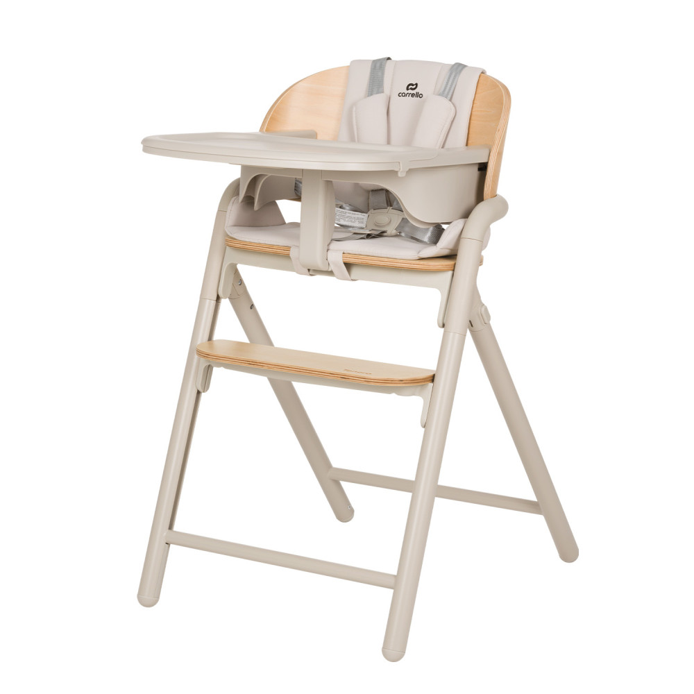 Carrello Tenero CRL-9507 - стільчик для годування 3в1, шезлонг для немовля • Olympus Beige Wooden Carrello Tenero CRL-9507 - стільчик для годування 3в1, шезлонг для немовля • Olympus Beige Wooden