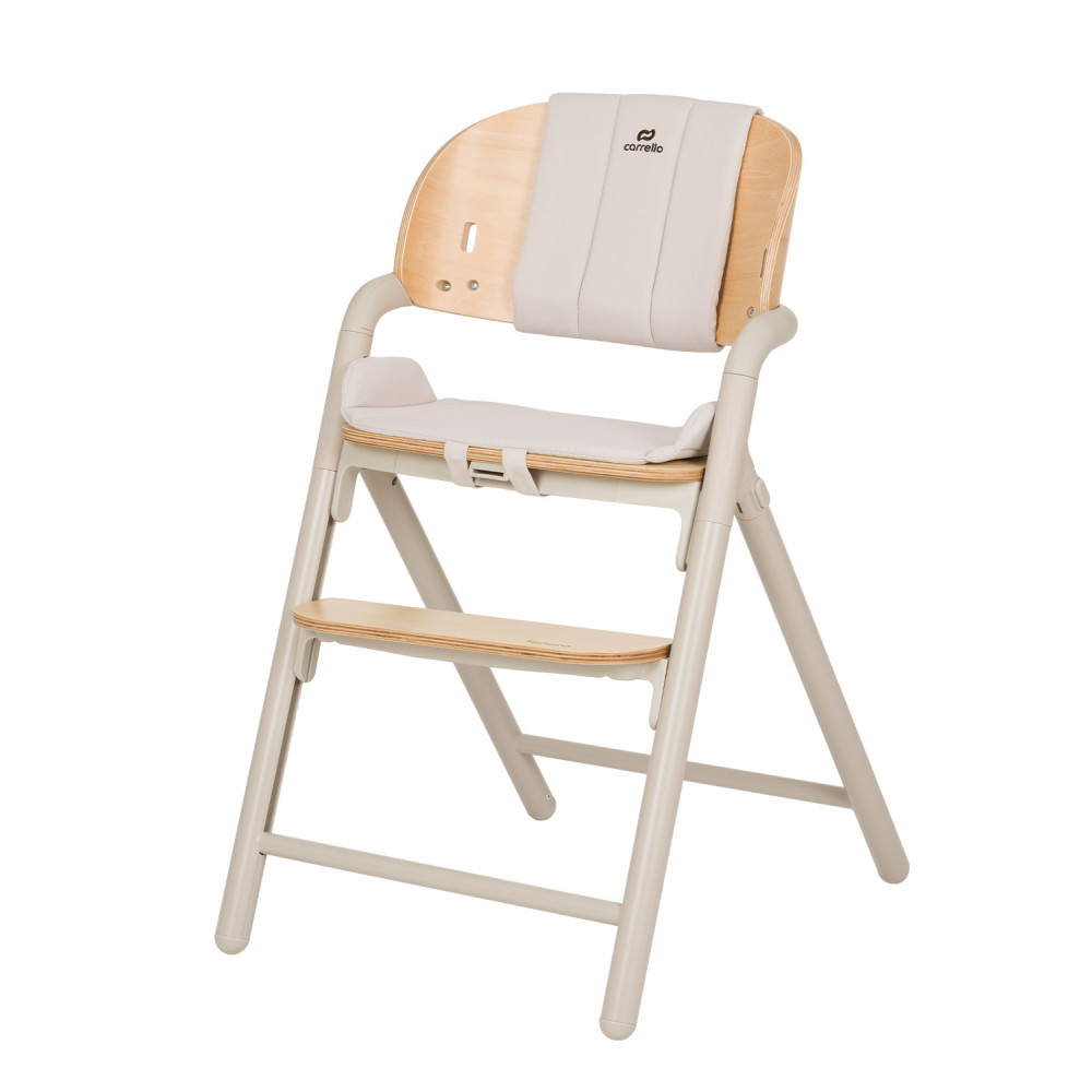Carrello Tenero CRL-9507 - стільчик для годування 3в1, шезлонг для немовля • Olympus Beige Wooden Carrello Tenero CRL-9507 - стільчик для годування 3в1, шезлонг для немовля • Olympus Beige Wooden