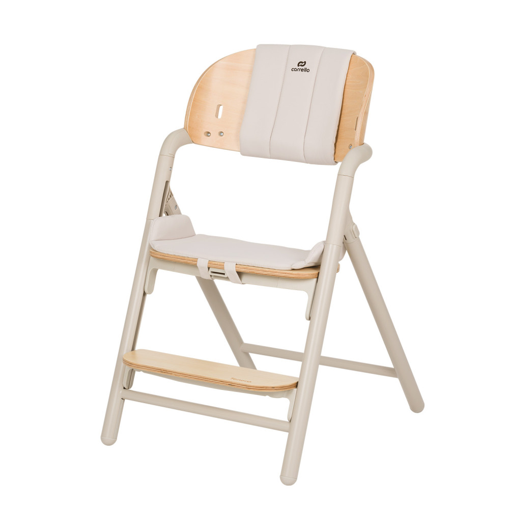 Carrello Tenero CRL-9507 - стільчик для годування 3в1, шезлонг для немовля • Olympus Beige Wooden Carrello Tenero CRL-9507 - стільчик для годування 3в1, шезлонг для немовля • Olympus Beige Wooden