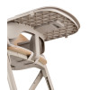 Carrello Tenero CRL-9507 - стільчик для годування 3в1, шезлонг для немовля • Olympus Beige Wooden