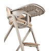 Carrello Tenero CRL-9507 - стільчик для годування 3в1, шезлонг для немовля • Olympus Beige Wooden