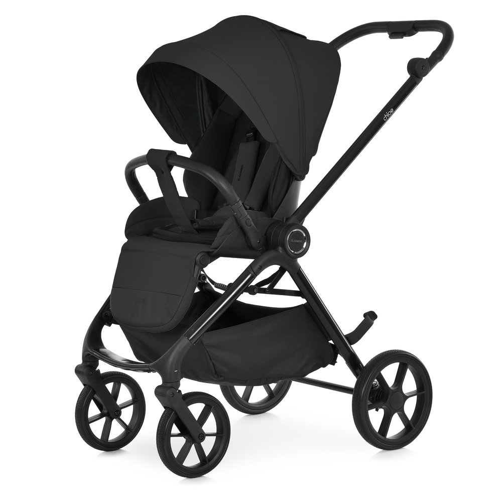 El Camino Chloe ME 1191-1 - дитячий візок 2в1, універсальна коляска • Black