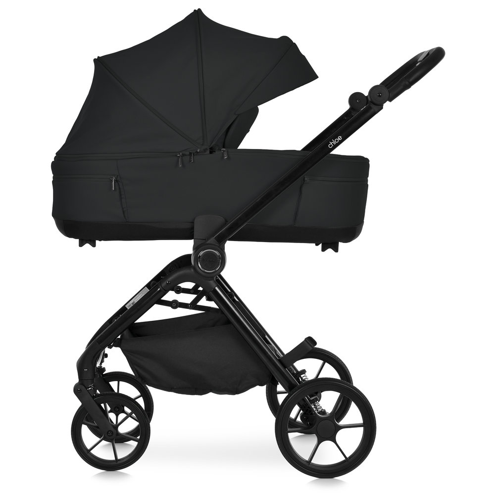 El Camino Chloe ME 1191-1 - дитячий візок 2в1, універсальна коляска • Black