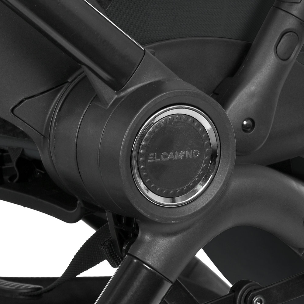 El Camino Chloe ME 1191-1 - дитячий візок 2в1, універсальна коляска • Black