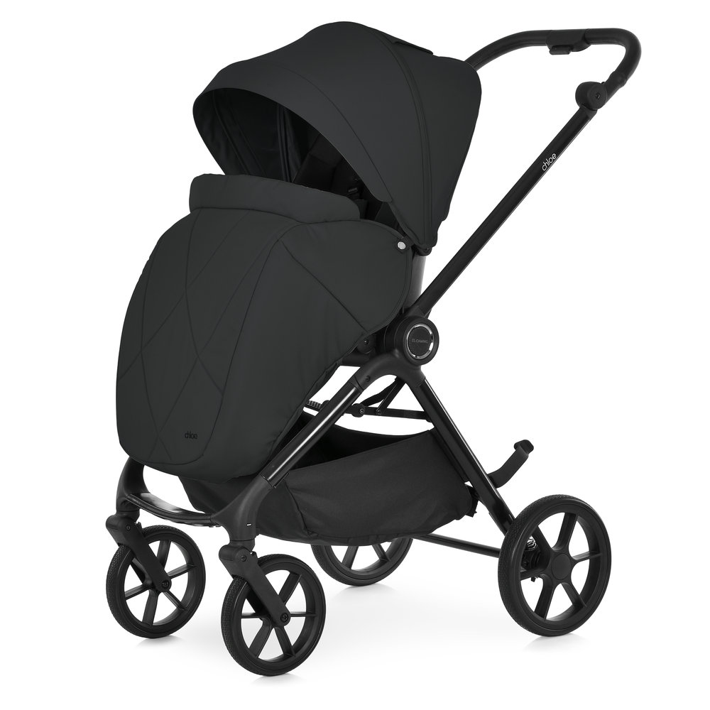 El Camino Chloe ME 1191-1 - дитячий візок 2в1, універсальна коляска • Black