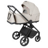 Carrello Ultra F CRL-6556 - детская коляска 2в1, люлька складывается вместе с рамой • Milk Grey