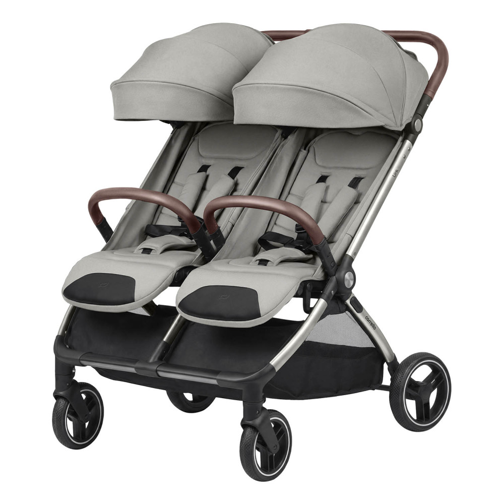 Carrello Link CRL-6533 - прогулочная коляска для двойни • Cliff Grey Carrello Link CRL-6533 - прогулочная коляска для двойни • Cliff Grey