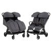 Carrello Link CRL-6533 - прогулочная коляска для двойни с автоматическим складыванием • Cliff Grey