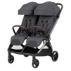 Carrello Link CRL-6533 - прогулянковий візок для двійні з автоматичним складанням • Cliff Grey