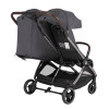 Carrello Link CRL-6533 - прогулянковий візок для двійні з автоматичним складанням • Cliff Grey