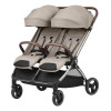 Carrello Link CRL-6533 - прогулянковий візок для двійні • Island Beige