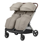 Carrello Link CRL-6533 - прогулянковий візок для двійні • Island Beige Carrello Link CRL-6533 - прогулянковий візок для двійні • Island Beige