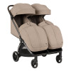 Carrello Link CRL-6533 - прогулянковий візок для двійні з автоматичним складанням • Island Beige