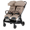 Carrello Link CRL-6533 - прогулянковий візок для двійні з автоматичним складанням • Island Beige