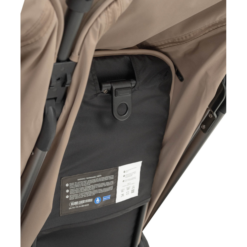 Carrello Link CRL-6533 - прогулянковий візок для двійні з автоматичним складанням • Island Beige Carrello Link CRL-6533 - прогулянковий візок для двійні з автоматичним складанням • Island Beige