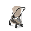 Cybex Melio Carbon - легкая прогулочная коляска с реверсивным сиденьем • Almond Beige