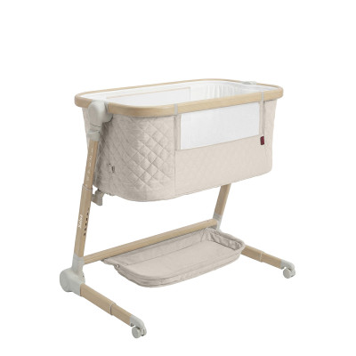 Carrello Salsa CRL-16507 - компактная приставная кроватка от рождения • Cremio Beige