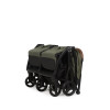 Adamex Alto - прогулянковий візок для двійні, коляска прогулянкова для близнюків • Dark Green