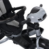 Turbo Trike MT 1007-8 - детский трехколесный велосипед с родительской ручкой, поворотное сиденье, пульт ДУ • Светло-серый