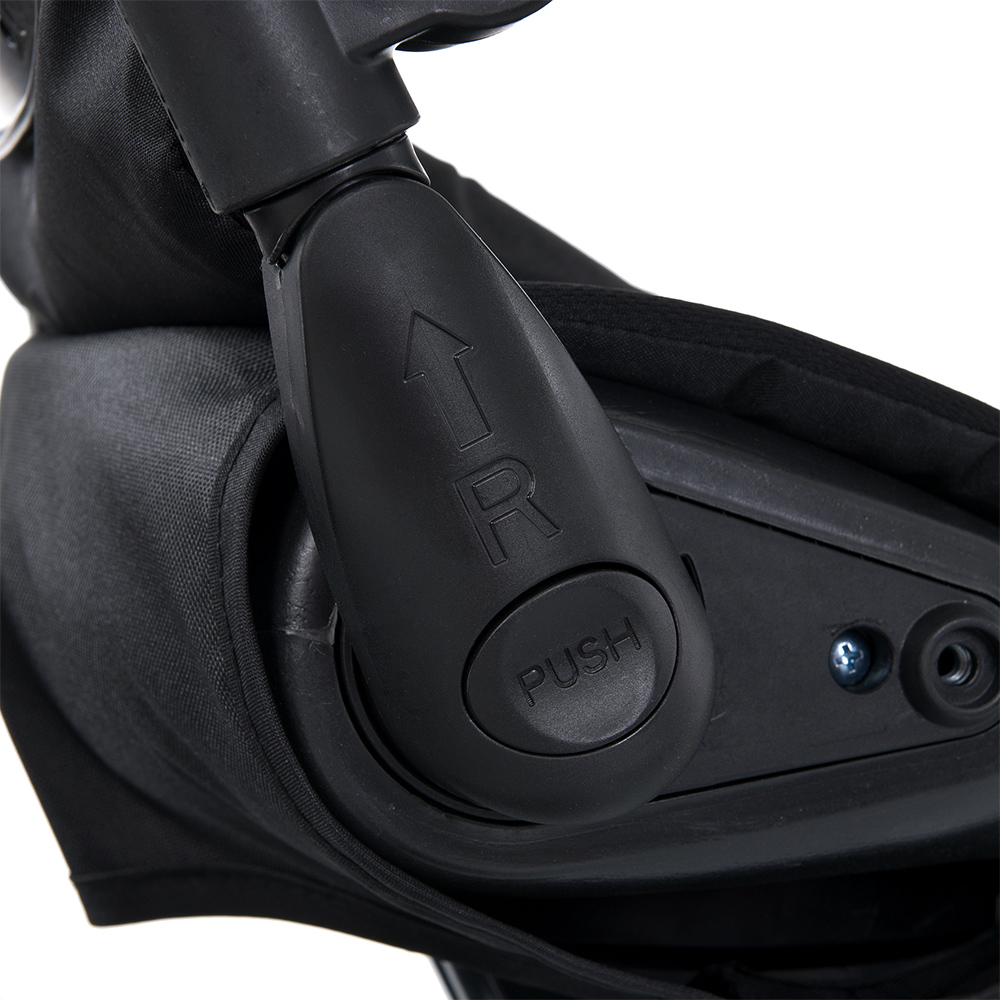 Turbo Trike MT 1007-8 - детский трехколесный велосипед с родительской ручкой, поворотное сиденье, пульт ДУ • Светло-серый