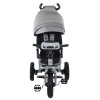 Turbo Trike MT 1007-8 - детский трехколесный велосипед с родительской ручкой, поворотное сиденье, пульт ДУ • Светло-серый