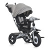 Turbo Trike MT 1007-8 - дитячий триколісний велосипед з батьківською ручкою, поворотне сидіння, пульт ДК • Світло-сірий Turbo Trike MT 1007-8 - дитячий триколісний велосипед з батьківською ручкою, поворотне сидіння, пульт ДК • Світло-сірий