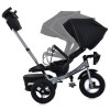 Turbo Trike MT 1007-1 - дитячий триколісний велосипед з батьківською ручкою, поворотне сидіння, пульт ДК • Чорний