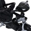 Turbo Trike MT 1007-1 - дитячий триколісний велосипед з батьківською ручкою, поворотне сидіння, пульт ДК • Чорний