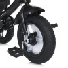 Turbo Trike MT 1007-10 - дитячий триколісний велосипед з батьківською ручкою, поворотне сидіння, пульт ДК • Жовтий