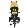 Turbo Trike MT 1007-10 - дитячий триколісний велосипед з батьківською ручкою, поворотне сидіння, пульт ДК • Жовтий