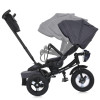 Turbo Trike MT 1007-9 - дитячий триколісний велосипед з батьківською ручкою, поворотне сидіння, пульт ДК • Темно-синій