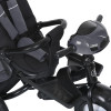 Turbo Trike MT 1007-9 - дитячий триколісний велосипед з батьківською ручкою, поворотне сидіння, пульт ДК • Темно-синій