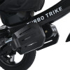 Turbo Trike MT 1007-9 - дитячий триколісний велосипед з батьківською ручкою, поворотне сидіння, пульт ДК • Темно-синій