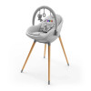 Kinderkraft Fini Up - стульчик для кормления, шезлонг, детский стульчик до 20 кг • Grey (KHFINIUPGRY0000)
