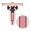 Kinderkraft Halley 2 - детский трехколесный самокат-беговел 2в1 • Rose Pink (KRHALL02PNK0000)