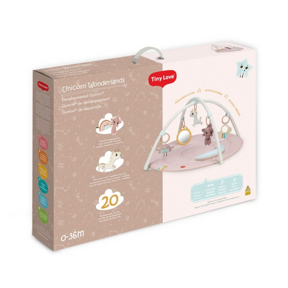 Tiny Love Unicorn Wonderlands - развивающий коврик с дугами, коллекция Страна Единорогов , от рождения • Нежно-розовый (1209406830)