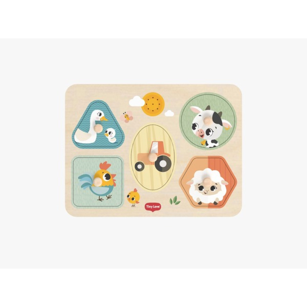 Tiny Love Farmers Funday - музыкальный деревянный пазл, коллекция Farmers Funday, от 12 месяцев • Разноцветная (1511106830) Tiny Love Farmers Funday - музыкальный деревянный пазл, коллекция Farmers Funday, от 12 месяцев • Разноцветная (1511106830)