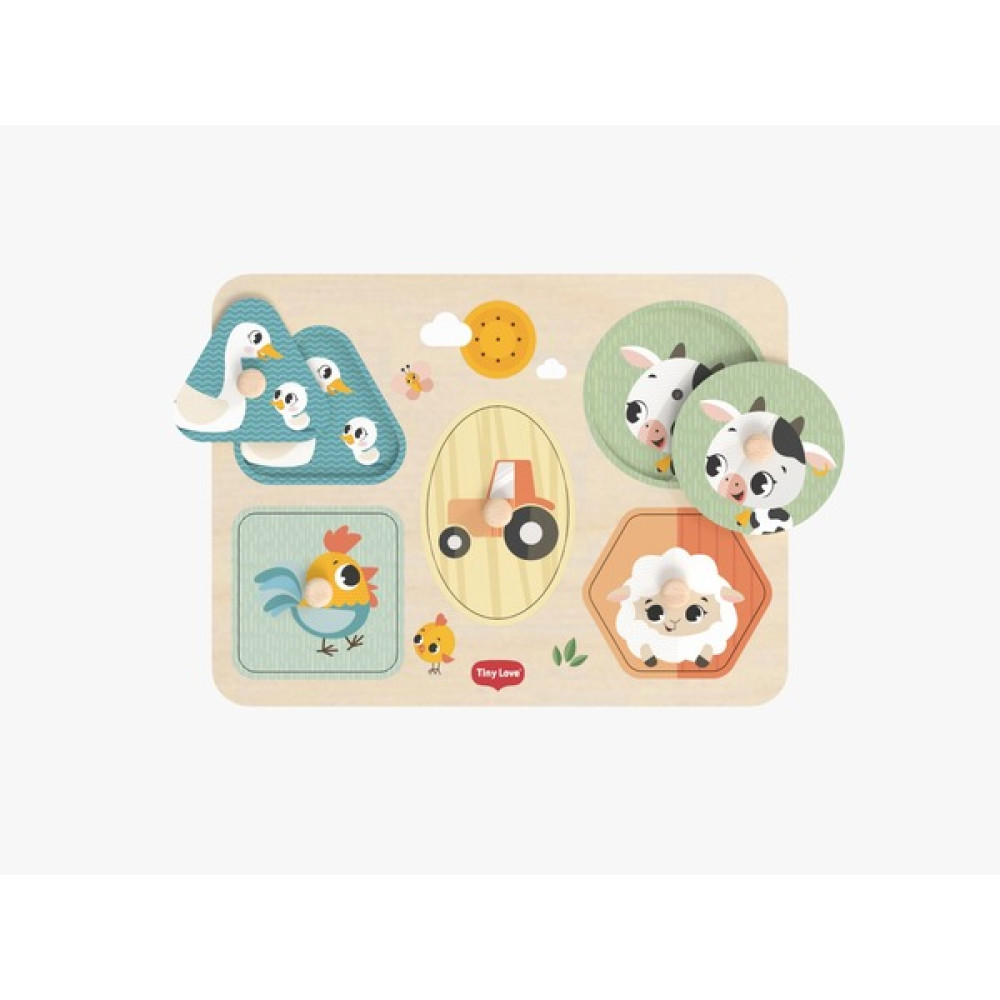 Tiny Love Farmers Funday - музыкальный деревянный пазл, коллекция Farmers Funday, от 12 месяцев • Разноцветная (1511106830) Tiny Love Farmers Funday - музыкальный деревянный пазл, коллекция Farmers Funday, от 12 месяцев • Разноцветная (1511106830)