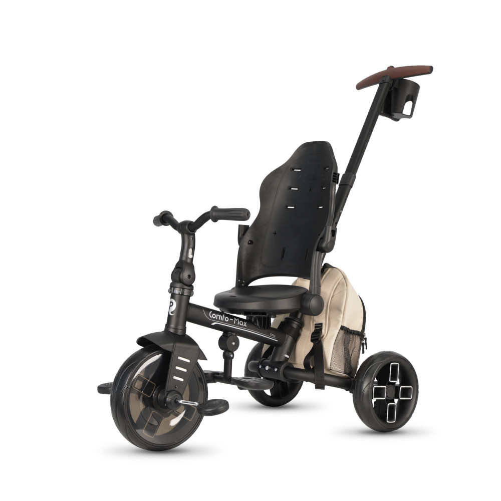 Qplay Comfo Max T70 - детский трехколесный складной велосипед 7в1 • Beige