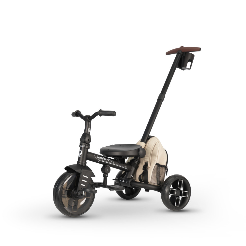 Qplay Comfo Max T70 - детский трехколесный складной велосипед 7в1 • Beige