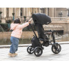 Qplay Comfo Max T70 - детский трехколесный складной велосипед 7в1 • Black